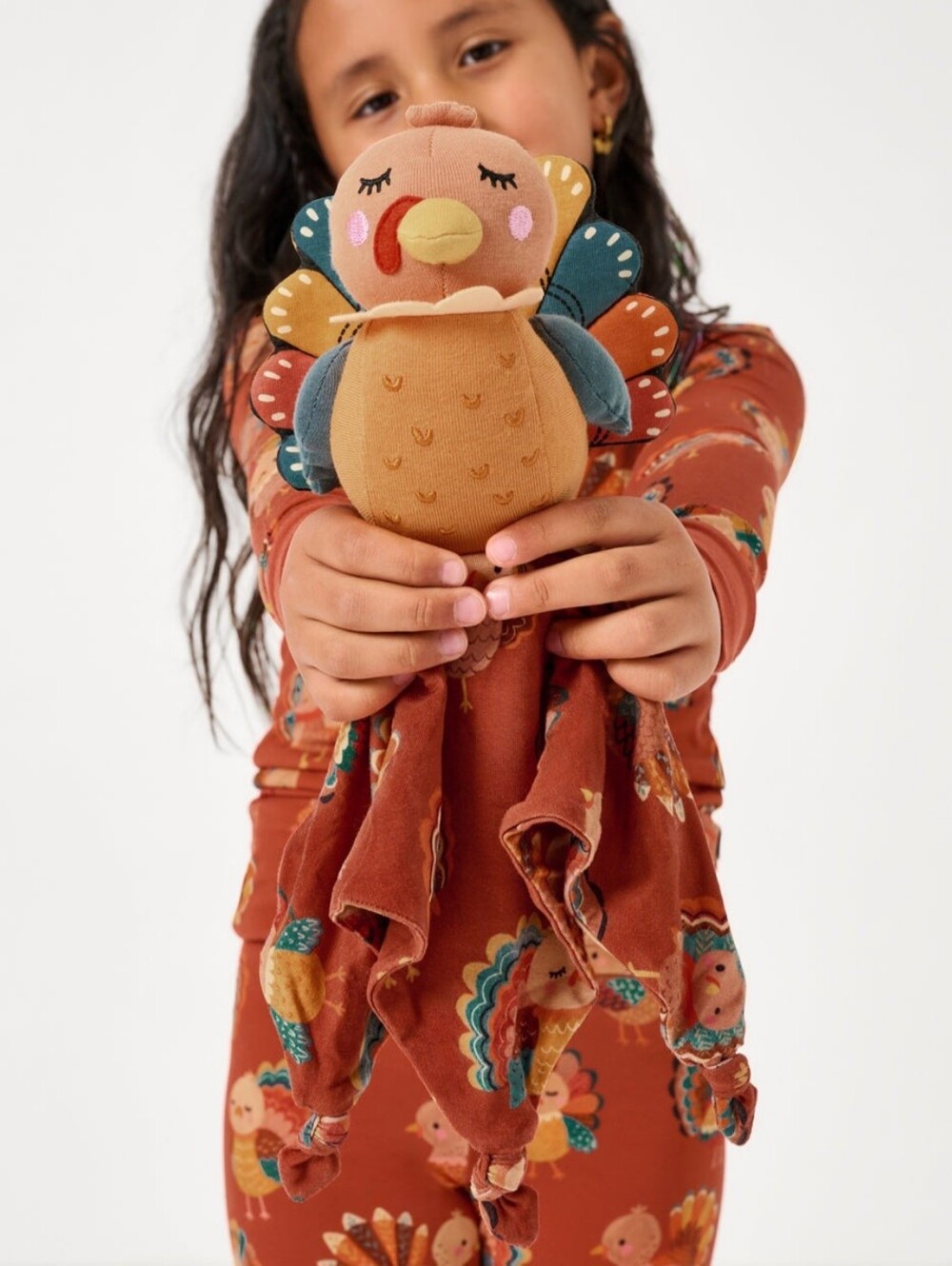 NIB Little Sleepies Tom the Turkey Sleepyhead Lovey- Thanksgiving, Cozy, Bamboo